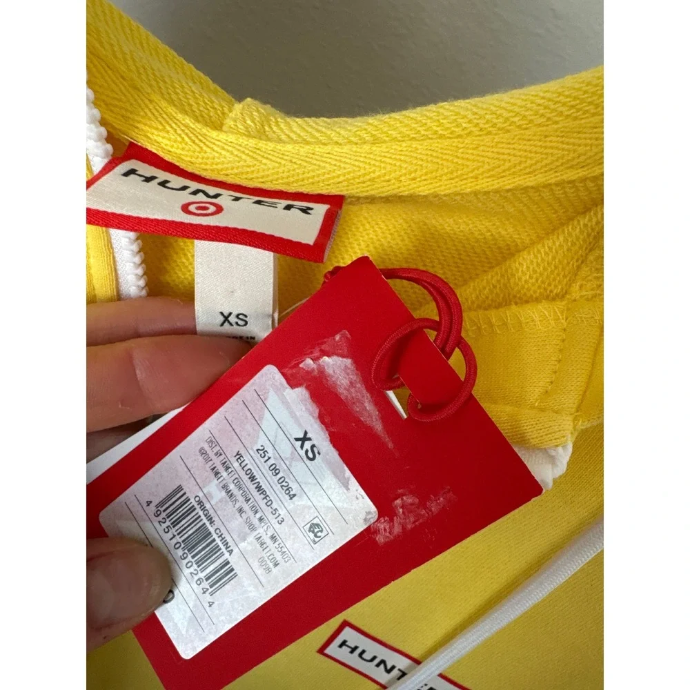HUNTER LIMITED EDITION LADIES YELLOW HOODIE ROMPER, SIZE‎ XS New With Tags